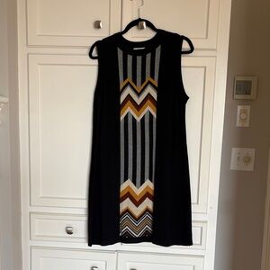 Missoni for Target Chevron Mini Dress - Black, Gray, and Brown